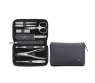 双立人个人护理系列，8件装 Zip fastener case, Nappa leather, black, 8 pcs.97103-004-0