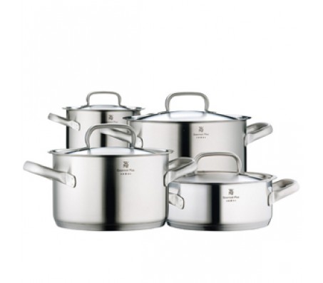 福腾堡WMF全钢 4件 五星套锅 Cookware Set Gourmet Plus 4-Pc （包邮包税）0720046030